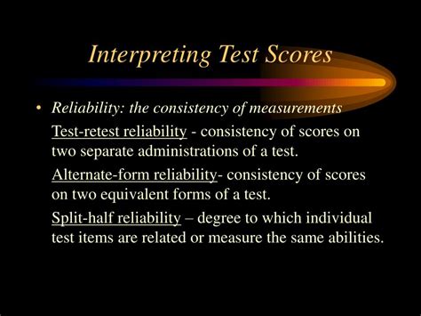 Interpreting test scores .